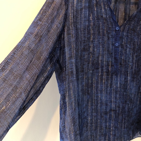 Rebecca Taylor Sheer Silk Blouse - Picture 4 of 7